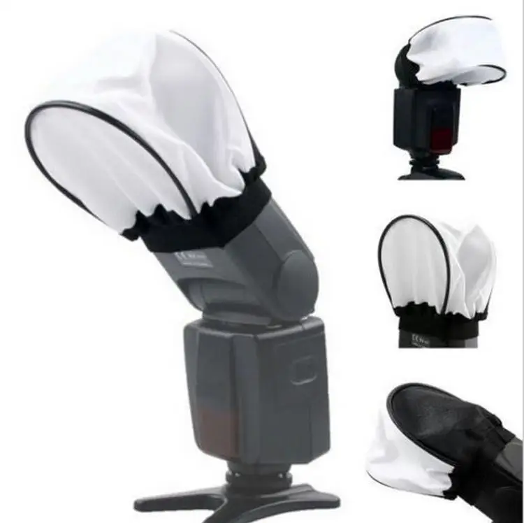 Cloth Universal Soft Flash Bounce Diffuser Portable for Canon Nikon Gun