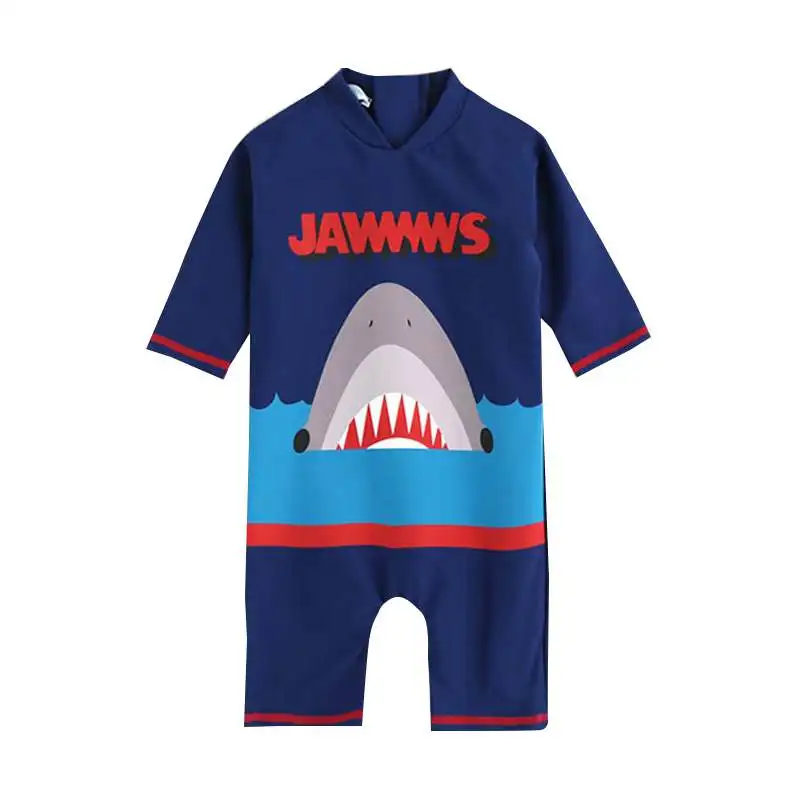 

Children Swimwear Boys New Cartoon Shark Baby Swimsuit Boy Kids One Pieces Bathing Suit Toddler Baby Boy Swimming Suits