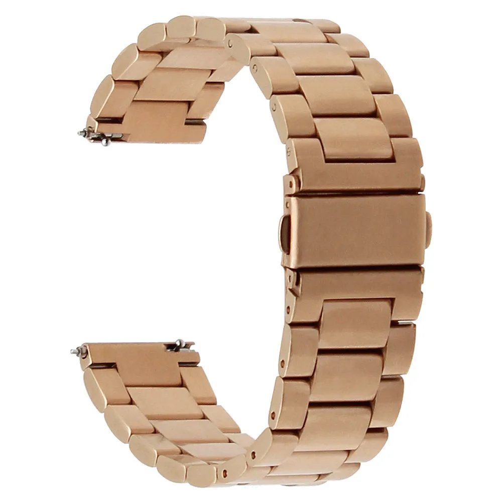 20 мм 22 ремешок для часов из нержавеющей Стали Быстросъемный Amazfit Huami Xiaomi Bip BIT PACE Lite