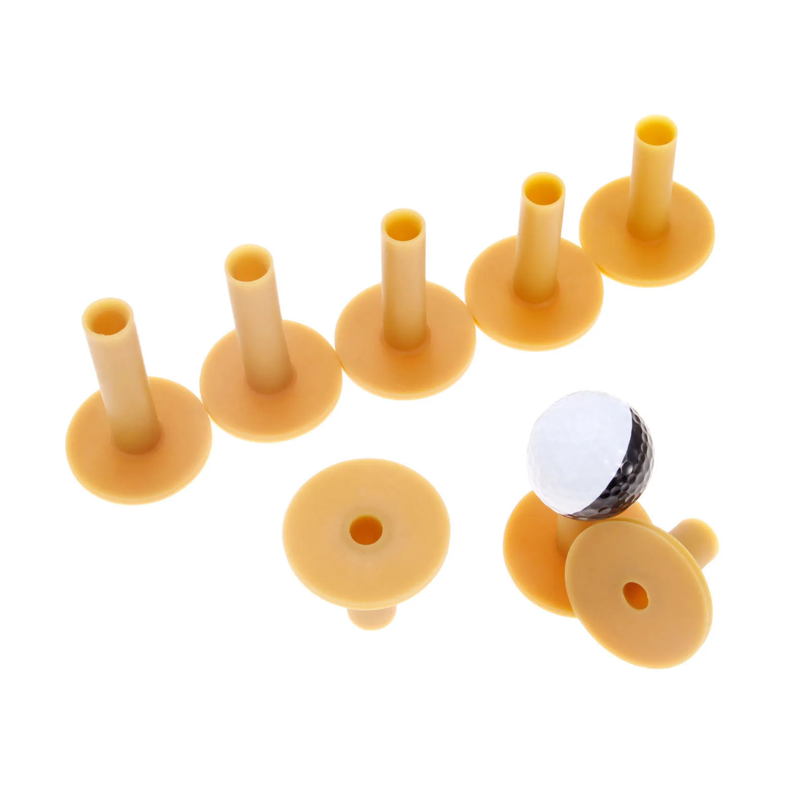3 Pcs/lot Durable Rubber Golf Tees 35/45/55/60/65/70/75/80mm Golf Ball Holder Beginner Trainer Practice Rubber Tees Accessories 3 Pcs/lot Durable Rubber Golf Tees 35/45/55/60/65/70/75/80mm Golf Ball Holder Beginner Trainer Practice Rubber Tees Accessories