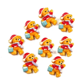 

20Pcs Mixed 20x15mm Snowman Resin Decoration Craft Flatback Cabochon Embellishments For Scrapbooking Cute Diy Accessories