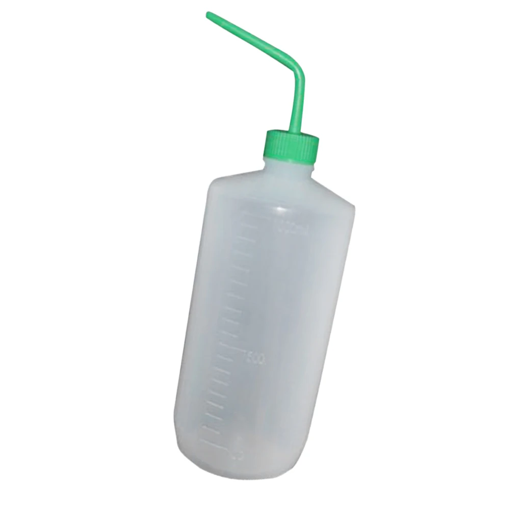 1000ml Garden Watering Can Plastic Water Soap Wash Bottle Curved Head Green Watering & Irrigation