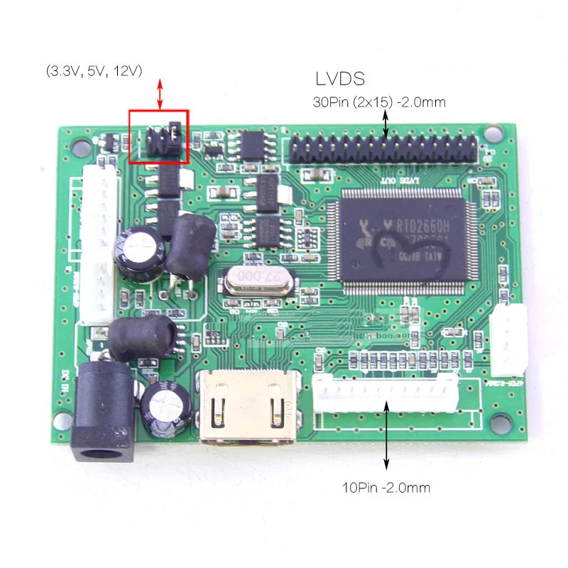 7 42inch LED LCD driver board HDMI input LVDS output HD support HDMI1.2