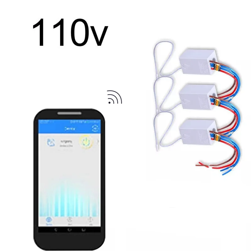 

push button Switch 1/2/3 Gang Wall Light LED smart WIFI APP Switch remote control wireless 110v 220v