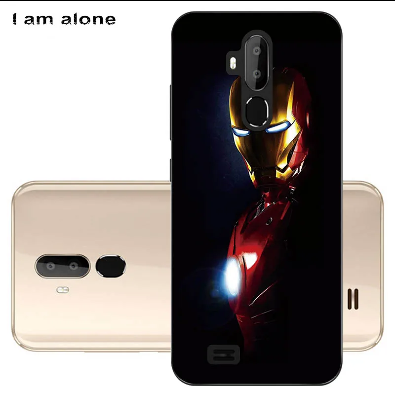 Чехлы для телефонов I am alone для Oukitel C12 Pro, 6,18 дюймов, модные чехлы из мягкого ТПУ для мобильных телефонов с цветочным рисунком для Oukitel C12 Pro - Цвет: Black TPU S28