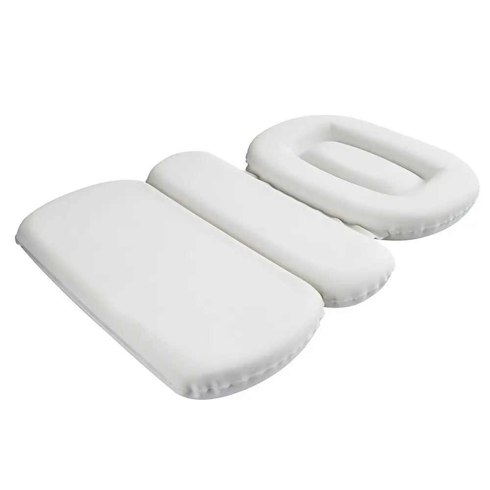 3 Панели Нескользящая подушка для ванны спа коврик Толстая Пена Подушка для ванны с присосками удобные мягкие плечи шеи поддержка