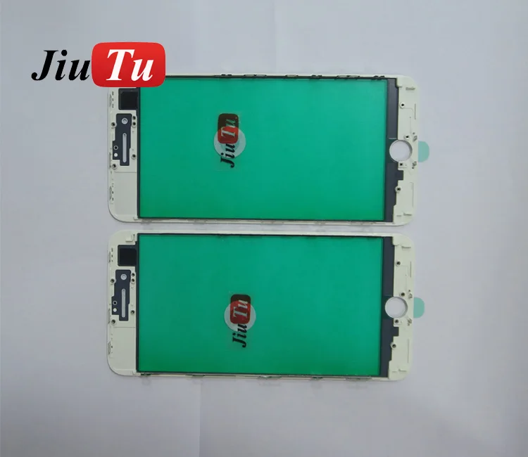 A+ Quality For iPhone 8G 8 Plus Outer Glass With Middle Frame Bezel Pre-Assembled Front Glass Lens Cold Press 4.7 5.5 inch (4)