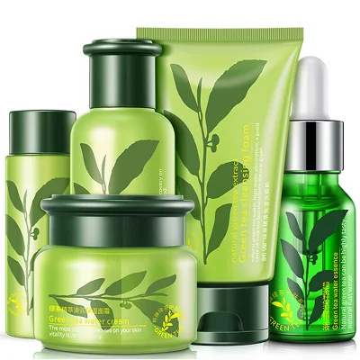 

Horec Green Tea Essential Moisturizing Five-Pack Gift Set Facial Care Set Moisturizing Skin Care Set