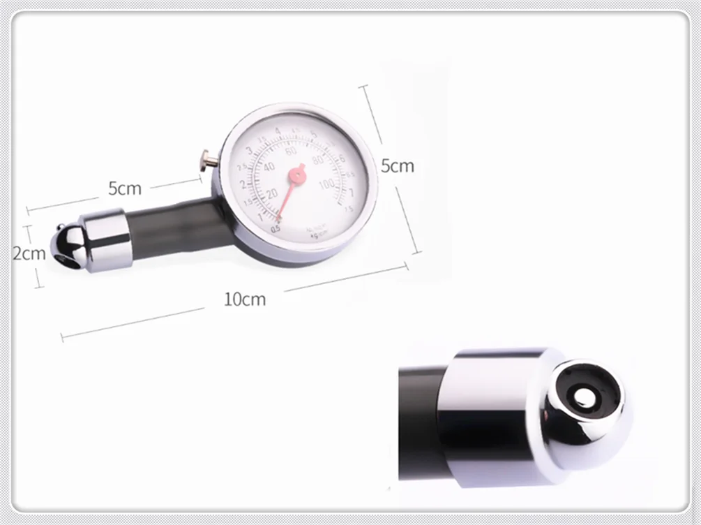 Automobile tire pressure gauge multi-function detection car nozzle for Tesla Suzuki Isuzu Daihatsu Aston Martin Volvo Mazda | Автомобили и