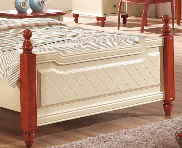 Мебель для спальни детская кровать из цельного дерева KT312|solid wood kids bed|bedroom furniturekids