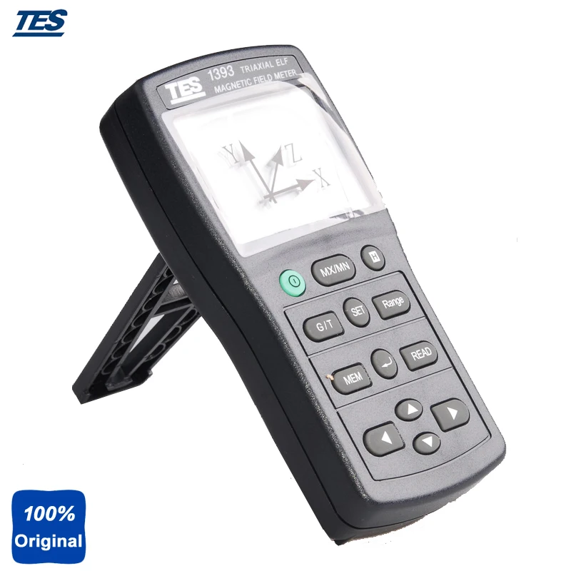 TES1393 Handheld Digital Gauss Meter Field Meter EMF Testerin