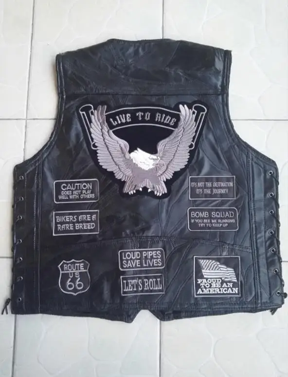 leather motorcycle vest canada