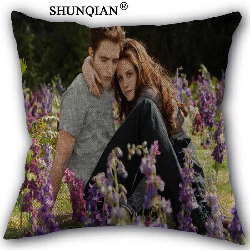 

2017 New Arrivals Twilight Pillow Cover Linen Cotton Home Textiles Decorative Pillowcase Customize Gift 45x45cm one side