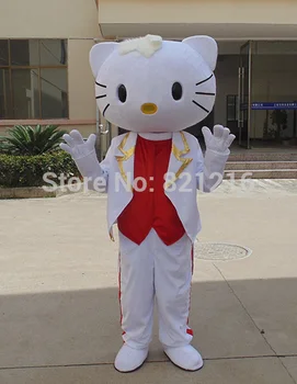 

Male Hello kitty Mascot Costumes Gentleman Style Hello kitty Costumes