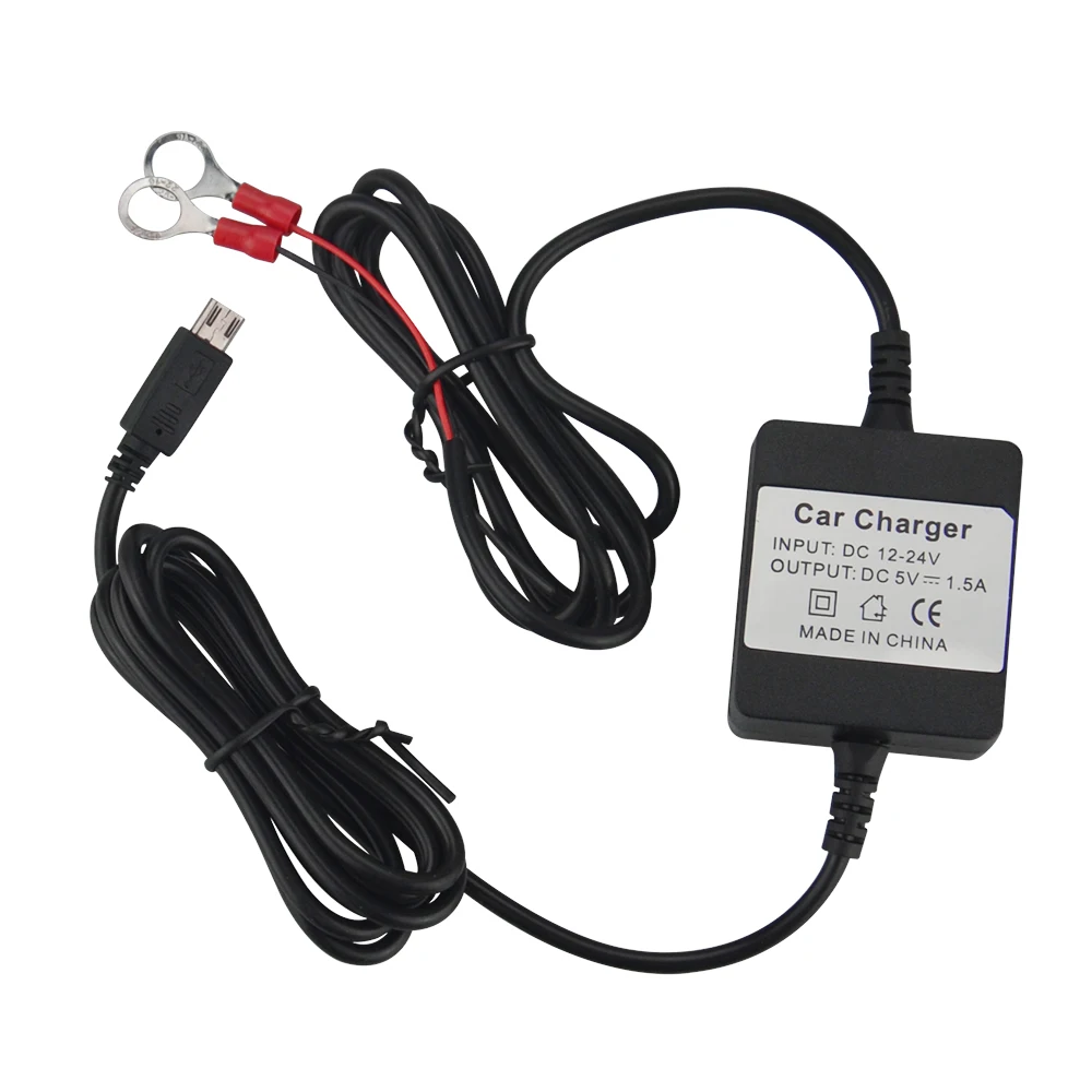 

Car Charger Input DC12-24V for TKSTAR Original Mini GPS Cats/Dogs Pets Tracker Car Charger for Anti-lost Pet Locator TK909
