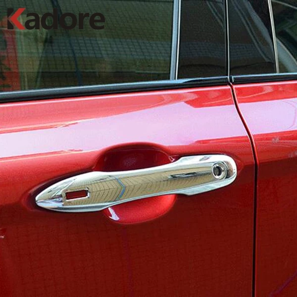 Для Toyota Camry XV70 ABS хром углеродное волокно внешняя дверная ручка Накладка аксессуары для стайлинга автомобилей