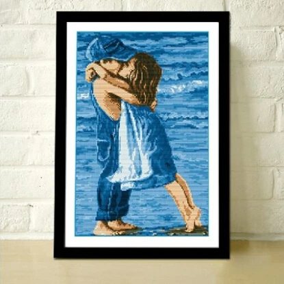 Us 5 99 50 Off Needlework Dmc Cross Stitch Set For Embroidery Kit Seaside Couple Kiss Baby Pattern Counted Cross Stitch Love Sewing Kit In Package Us 5 99 50 Off Needlework Dmc Cross Stitch Set For Embroidery Kit Seaside Couple Kiss Baby Pattern Counted Cross Stitch Love Sewing Kit In Package