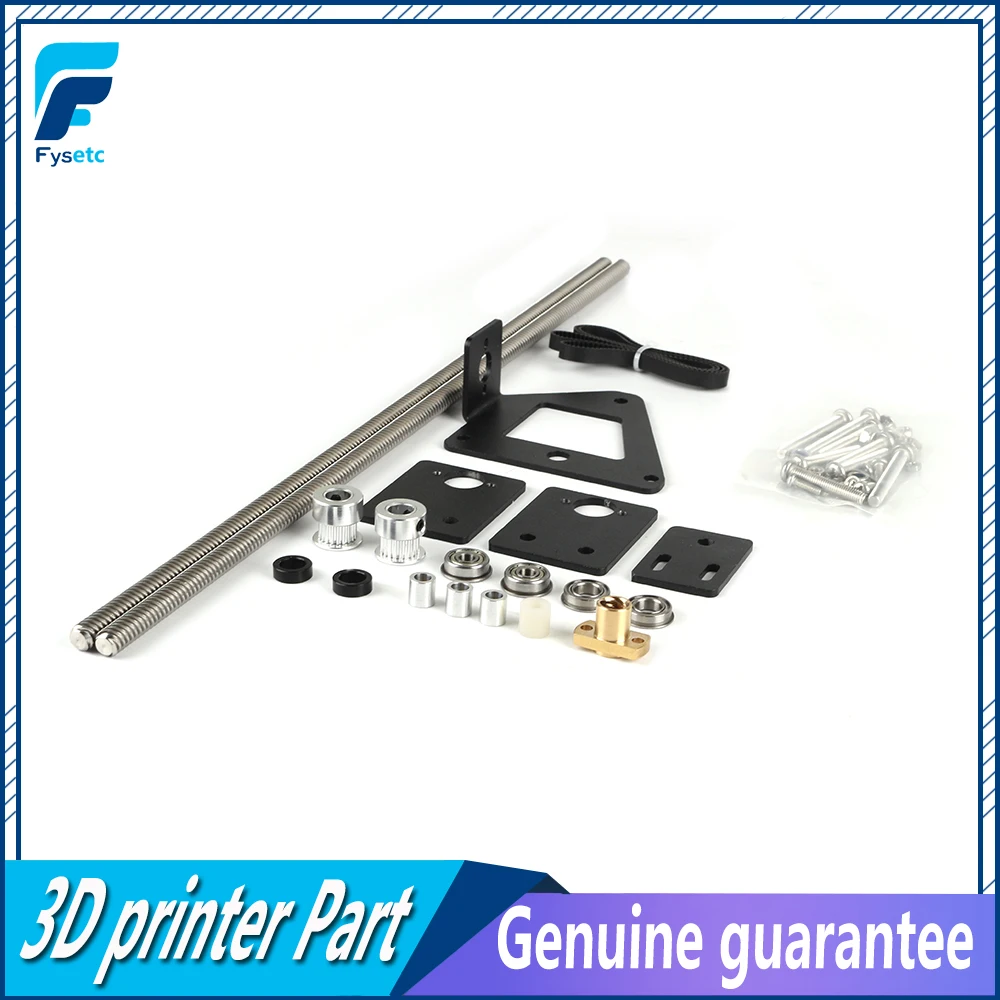 3d принтер Часть двойной Z axis Upgrade Kit двойной Z натяжной шкив набор для Creality Ender-3 3d принтер одиночный мотор двойной Z-axis