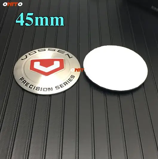 silver red 45sticker Украшение автомобиля VOSSEN логотип 4 шт./компл. 45 мм 4,5 см 56 мм 2," 65 мм 6,5 см обода колеса Кепки эмблемы наклейки на Стикеры Авто Стайлинг - Цвет: silver red 45sticker