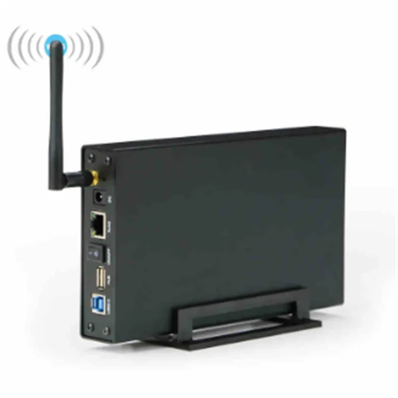 

Nworld Wireless Storage Devices 2.5"3.5"SATA HDD/SSD Enclosure Nas LAN Share RJ45 6TB WIFI Ethernet Wireless Devices