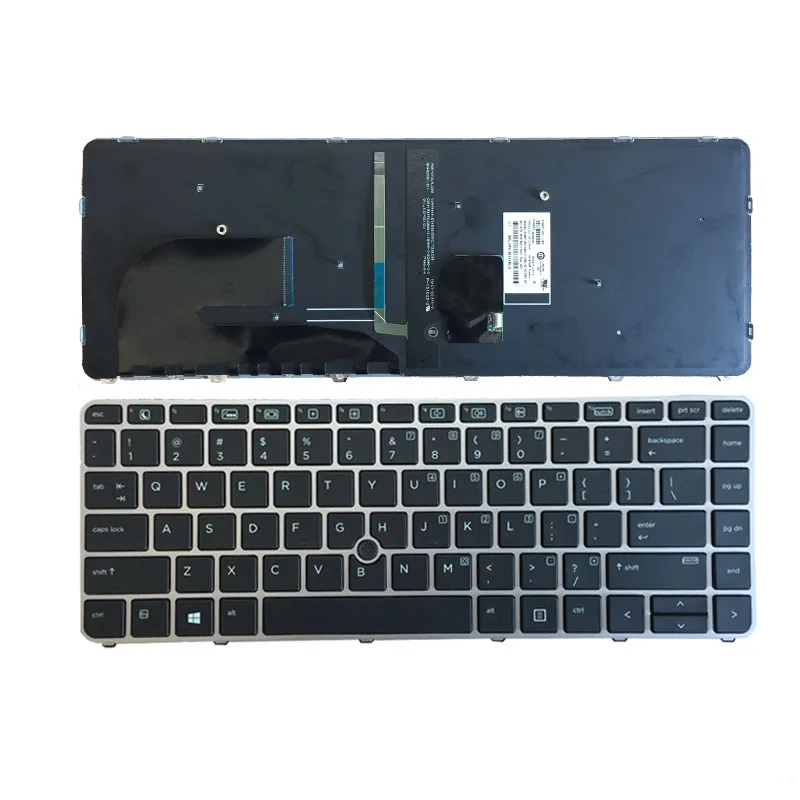 Клавиатура ноутбука США для HP EliteBook 840 G3 745 836308-001 821177-001 клавиатура с подсветкой на