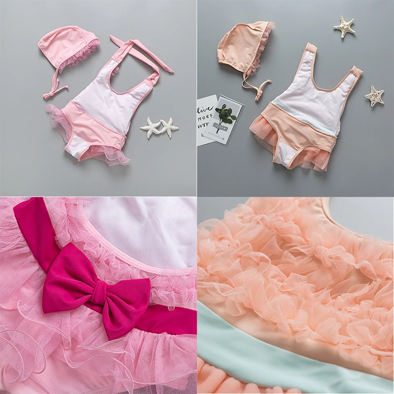 Одежда для купания для маленьких девочек; коллекция года; детский купальник с длинными рукавами для девочек; сексуальный комплект бикини для маленьких девочек; раздельный купальный костюм