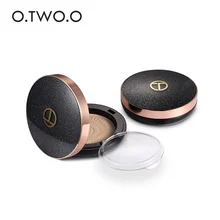 O. TWO. O 3 цвета естественная пудра для лица основы контроль маслом осветляет макияж консилер прессованная пудра