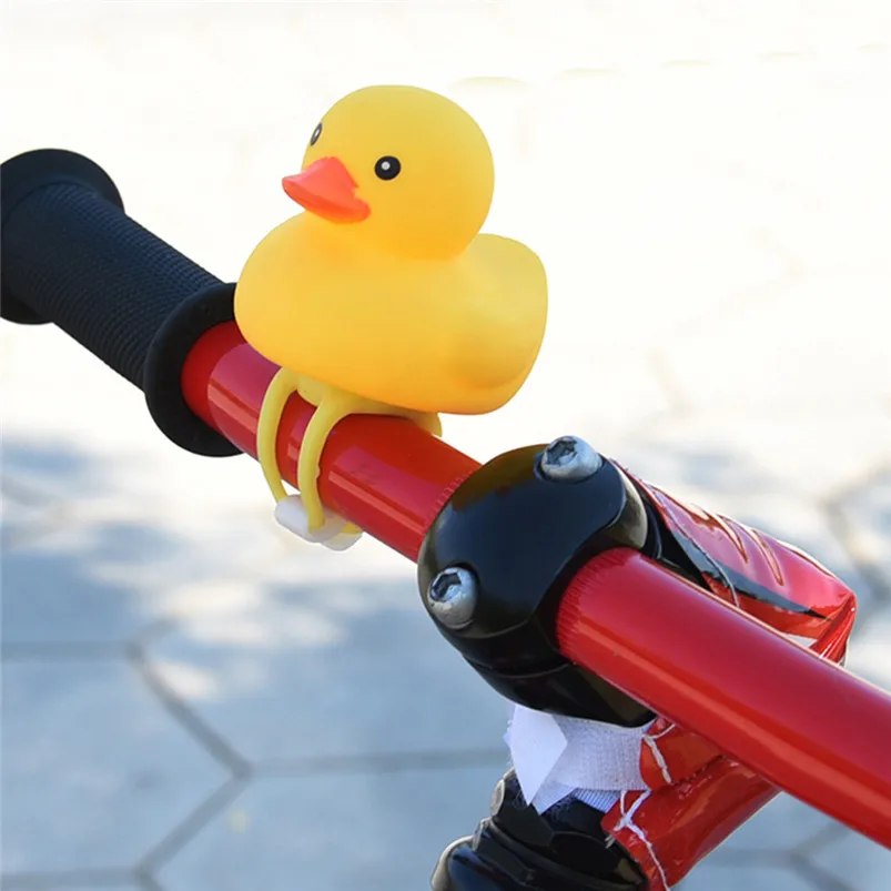 Cartoon Duck Shape Night Light For Children Shining Duck Bells Bedside Lamp Hone Garden Light Silicone Night Lamp 40JUN523