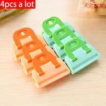 4 шт./vanzlife мультисемейный домашний крепкий закуска пластиковый уплотнительный зажим скрепка для хранения еды пластиковый зажим для мешка