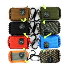 29 в 1 оборудование для выживания на открытом воздухе спасательный набор Paracord аптечка первой помощи принадлежности поле самопомощи коробка для кемпинга путешествия Рыболовный набор