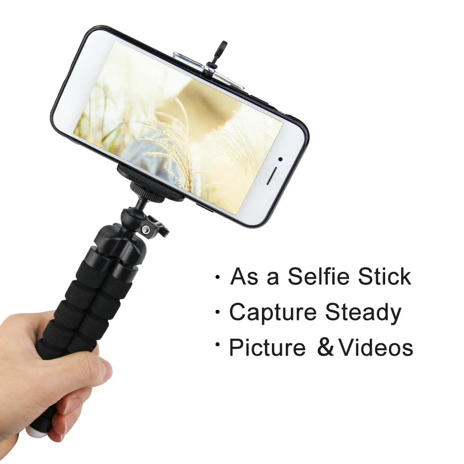 Гибкий штатив Gorillapod для телефона Octopus мини гибкий держатель кронштейн Go pro 6 5 4