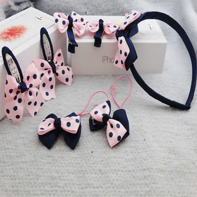 

7Pcs/Set Kids Girls Baby Headband Toddler Bowknot Hair Band Accessories Headwear For Baby Kids Girls