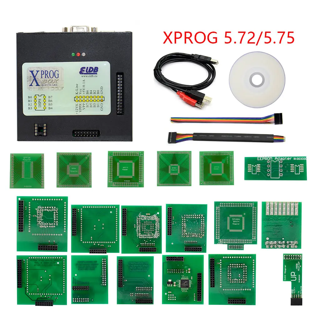 Горячая XPROG-M v5.84 v5.75 5,74 X Prog M Box V5.55 Авто ecu чип тюнинг программатор с бесплатной доставкой - Цвет: xprog 5.75