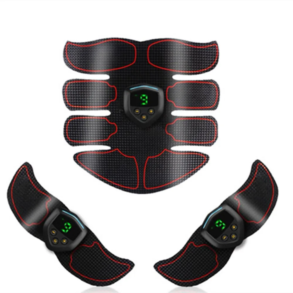EMS Wireless Muscle Stimulator Trainer Rechargeable Abdominal Fitness Equipment Belly Leg Arm Exercise Body Slimming Belt Unisex EMS Wireless Muscle Stimulator Trainer Rechargeable Abdominal Fitness Equipment Belly Leg Arm Exercise Body Slimming Belt Unisex
