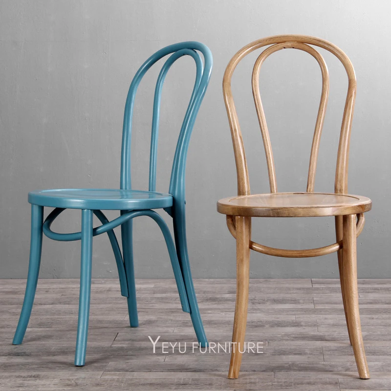 Минималистический современный дизайн классический изогнутый стул из цельного дерева мебель известного дизайна обеденный кафе Кофейня Лофт деревянный стул 2 шт