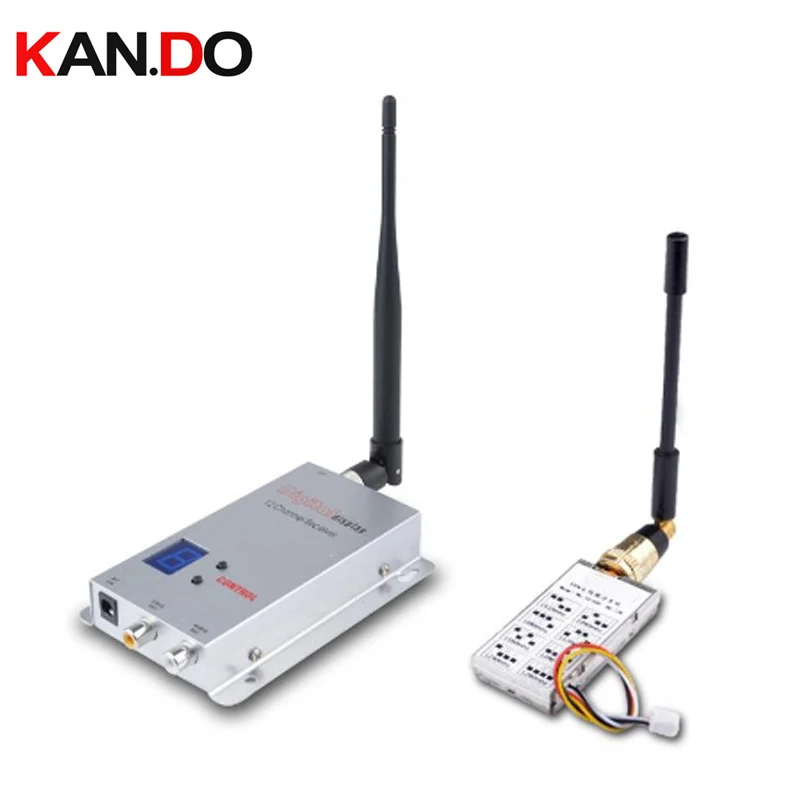 

light weight 30g 1.2G 1W wireless video transmission 8CH AV Transmitter 12CH Receiver FPV Combo transmitter no power no packing