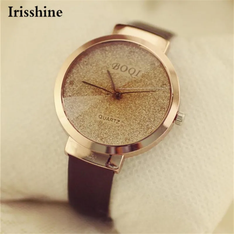 Irisshine i0589 женские часы подарок леди девушка бренд Роскошные женские роскошные пески Звездные простые темпераментные кварцевые часы