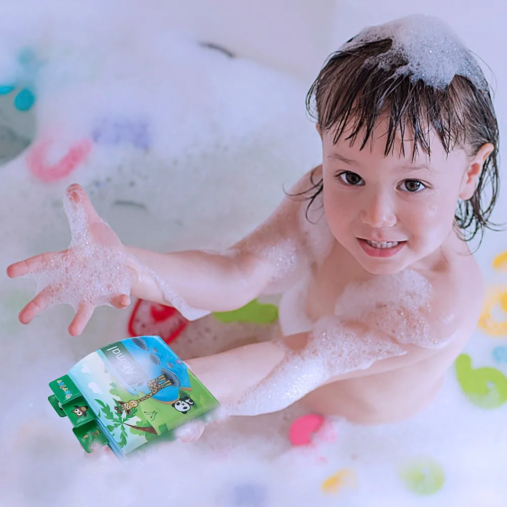 Teytoy моя первая Детская ванна книги, Нетоксичная ткань мягкая детская Ванна Душ игрушки водонепроницаемые детские книги-упаковка из 6
