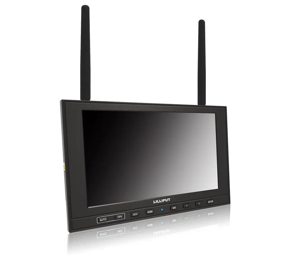 US $309.00 Lilliput 339DW 1280 X 800 7 FPV Monitor With Dual 58G ReceiversBuiltIn Battery For Flying Camera System