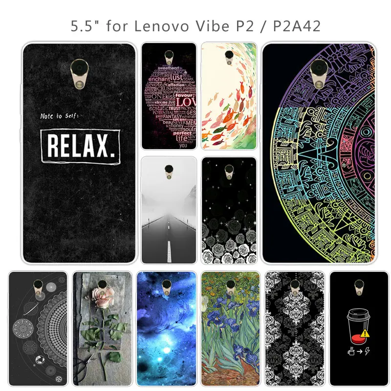 Чехол для Lenovo VIBE P2 P 2 Capa Fundas P2C72 Marbles мягкий силиконовый чехол из ТПУ Для 5 ''