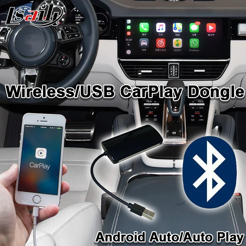 Plug& play Android gps навигационная коробка для Macan Porsche PCM4.0- Android интерфейс Поддержка беспроводной carplay по Lsailt