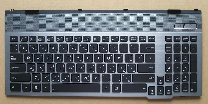 

News keyboard for ASUS G55 G55VM G57 G55VW G55XI361VW-BL G55XI363VW-BL ARABIC/US/UK/RUSSIAN layout