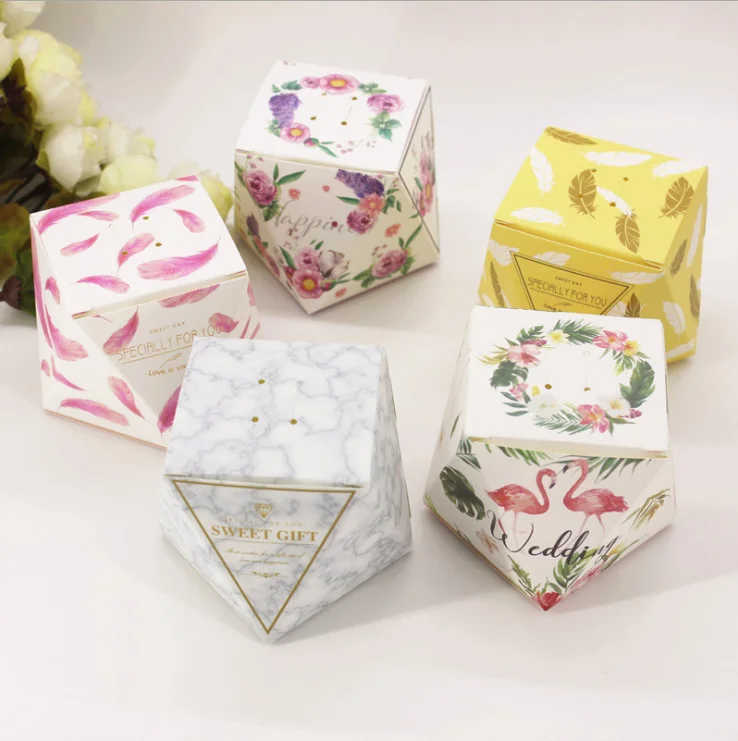 100Pcs New Arrival Wedding Favors Candy Boxes Party Return ...
