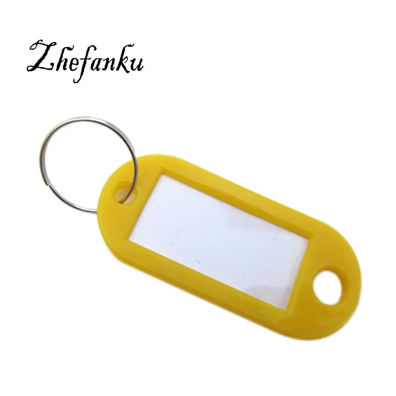 2017 New Fashion Plastic Key Card Bag Tag Keychain Token Card