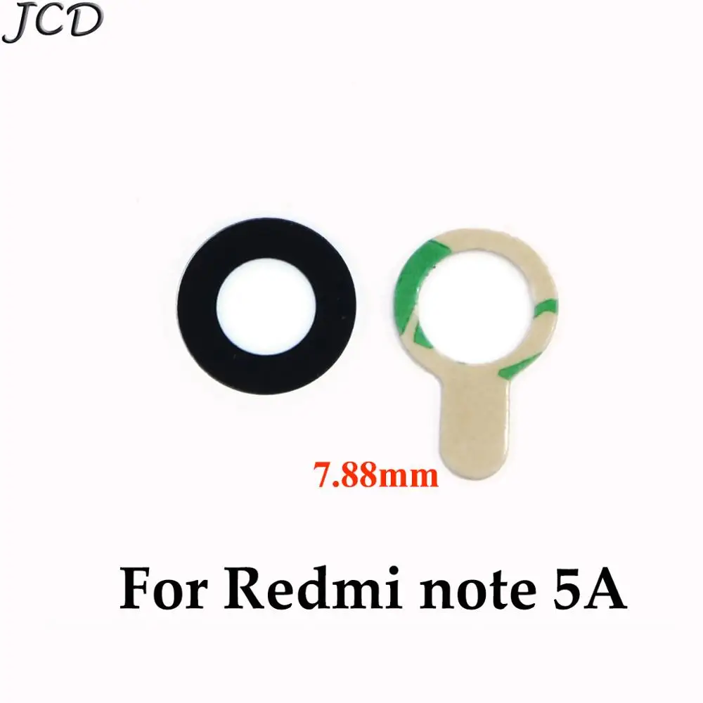 Стеклянная линза JCD для задней камеры 2 шт./лот Xiaomi Redmi 5 plus 5A Y1 lite prime Note с