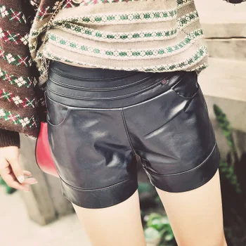 

2019 New Fashion Genuine Sheep Leather Shorts Y40
