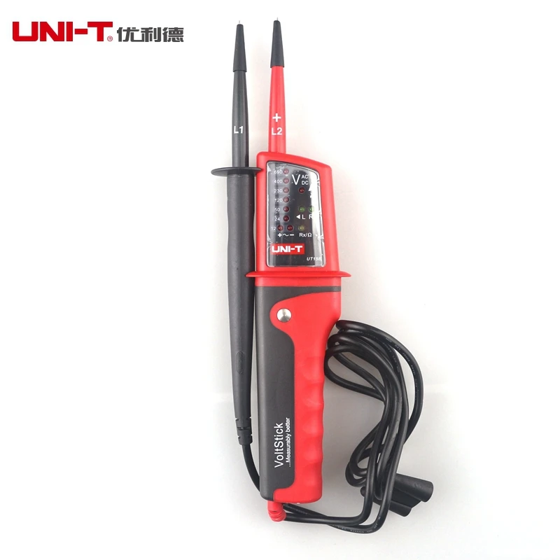 

UNI-T UT15B Waterproof Type Voltage Tester Automatic Voltmeter Detector Phase Rotation Test LED Light Indicator