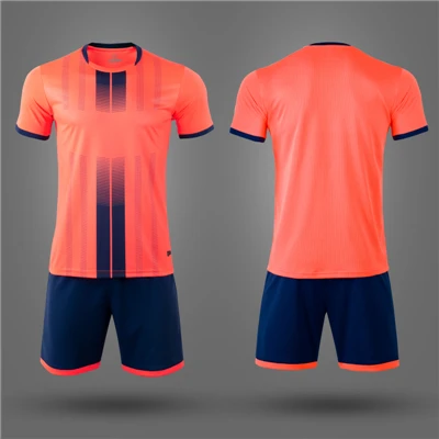 Survete/мужская футболка для футбола; Новинка года; комплект для мужчин и детей; Комплект футболок для футбола для мальчиков и женщин; Футбольная форма для тренировок; футбольные майки с принтом - Цвет: 8607 orange