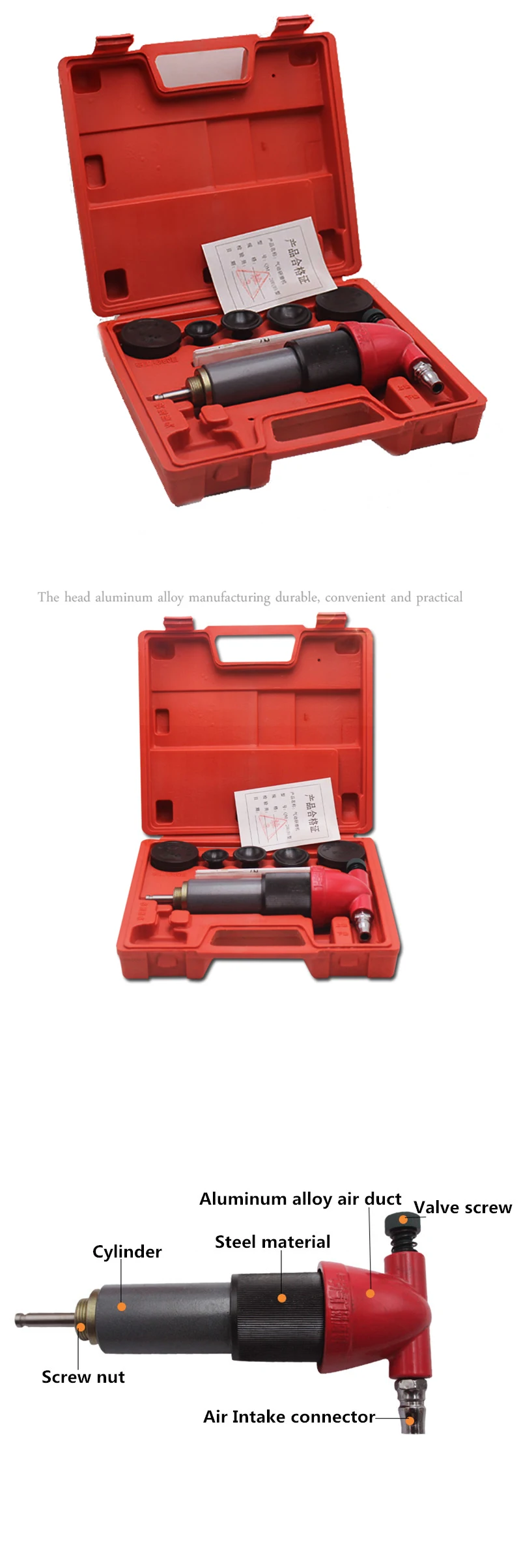 NEW Pneumatic Valve Grinding Machine Auto Repair Valve Grinder 0.30