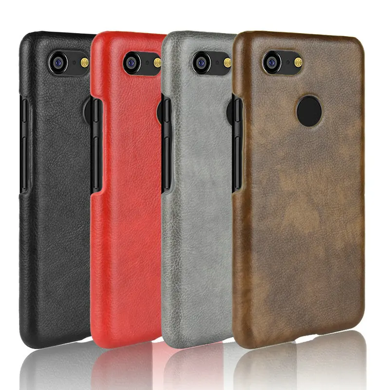 

Litchi Stria Luxury Case for Google Pixel 3XL Case Coque Google Pixel 3 XL Case Leather Back cover for Pixel3 Pixel3XL Shell
